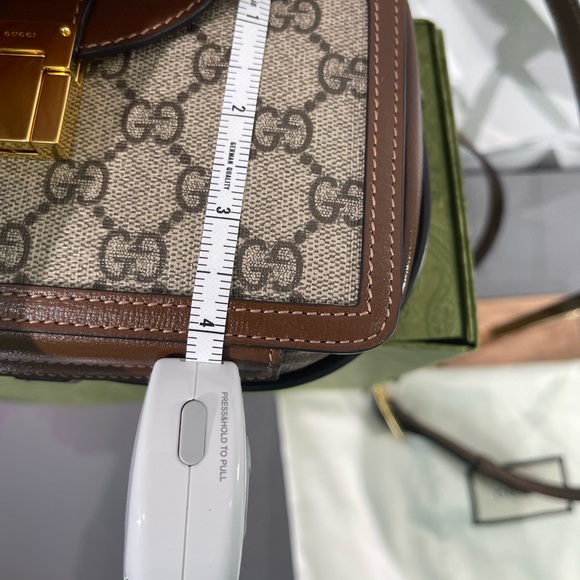RARE AUTHENTIC GUCCI MINI TRUNK CROSSBODY- Full inclusion - Picture 15 of 16